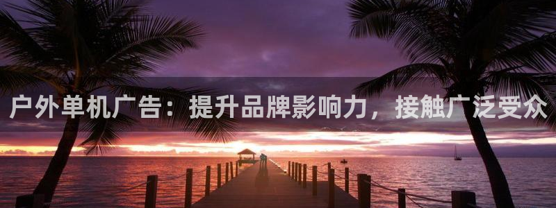 杏宇平台登录步骤图：户外单机广告：提升品牌影响力，接触广泛受众