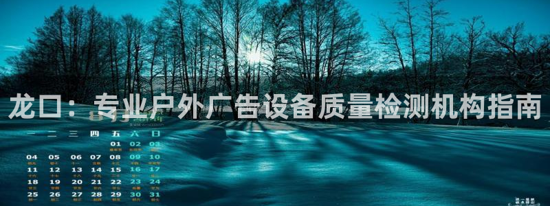 杏宇平台代理多少钱：龙口：专业户外广告设备质量检测机构指南