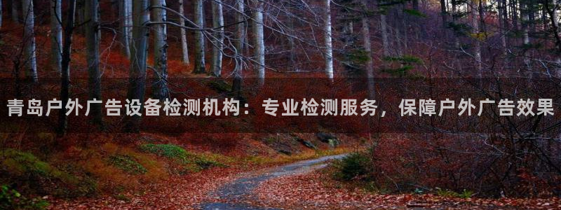 杏宇平台登录步骤：青岛户外广告设备检测机构：专业检测服务，保障户外广告效果