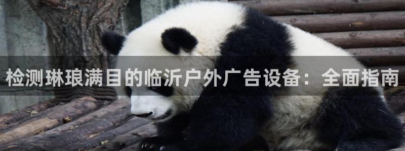 杏宇平台总代理电话：检测琳琅满目的临沂户外广告设备：全面指南