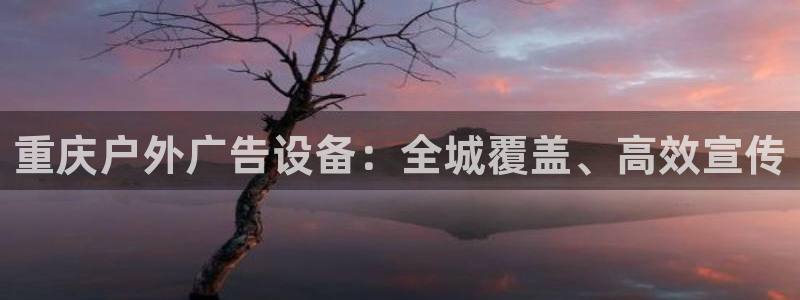 杏宇平台登录步骤图：重庆户外广告设备：全城覆盖、高效宣传