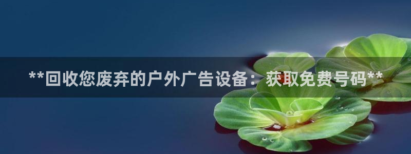 杏宇平台注册地址在哪里：**回收您废弃的户外广告设备：获取免费号码**