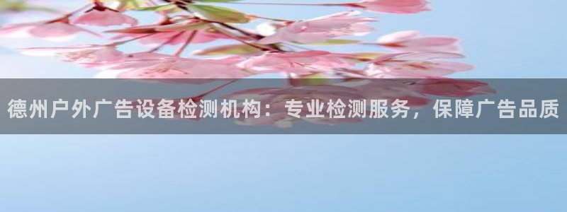 杏宇代理注册：德州户外广告设备检测机构：专业检测服务，保障广告品质