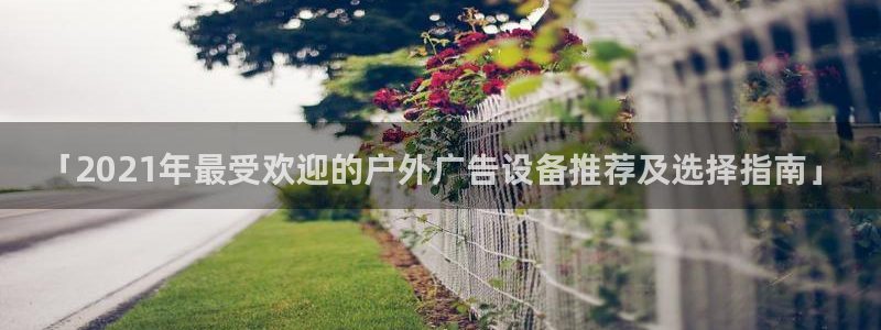 杏宇平台登录步骤：「2021年最受欢迎的户外广告设备推荐及选择指南」
