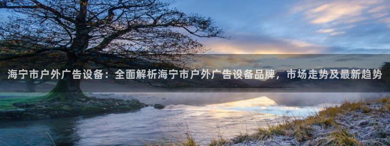 杏宇平台提现为什么这么久呢：海宁市户外广告设备：全面解析海宁市户外广告设备品牌，市场走势及最新趋势